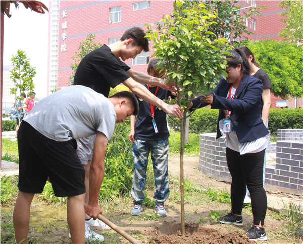 海棠树 母校情——Beat36515级毕业生向学校捐赠海棠树活动专访