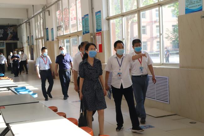 省教育厅督导调研组莅临Beat365调研指导复学复课工作