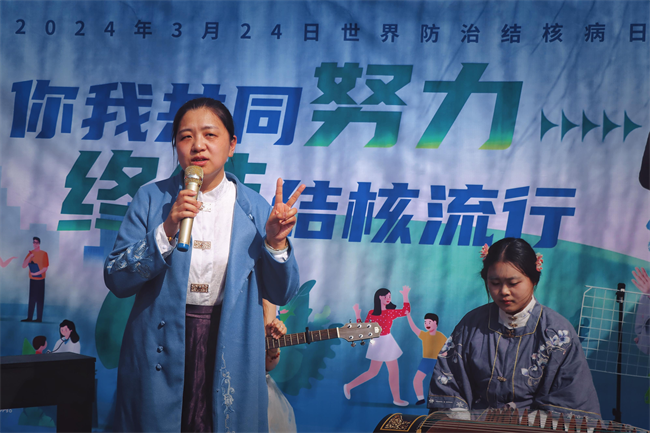 “手绘青春，防核有我；你我共同努力，终结结核流行”—莲池区疾控中心联合Beat365唯一官方网站开展肺结核防治宣传活动