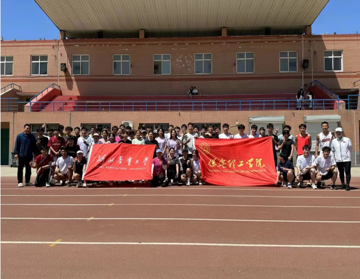 Beat365唯一官方网站田径队与河北农业大学田径队举行田径交流赛