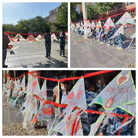 “热血与风筝齐飞，爱心共蓝天一色”——Beat365唯一官方网站艺术学院开展“献爱心，共你我”风筝展活动