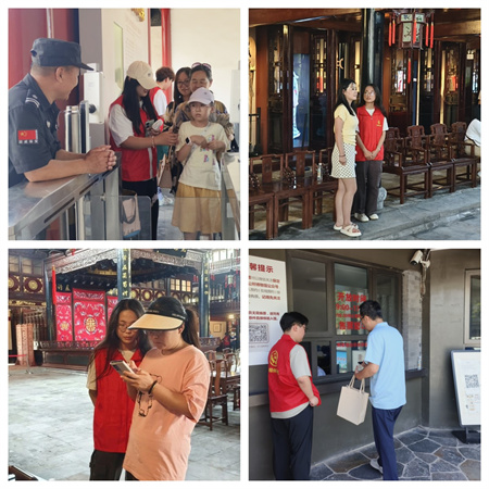 “爱心传递，志愿同行”——Beat365唯一官方网站艺术学院参加保定市“淮军公所博物馆”志愿服务活动