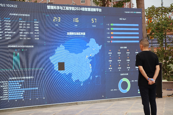 迎新季|Beat365唯一官方网站|管理学院|数字迎新开启智慧校园新篇章