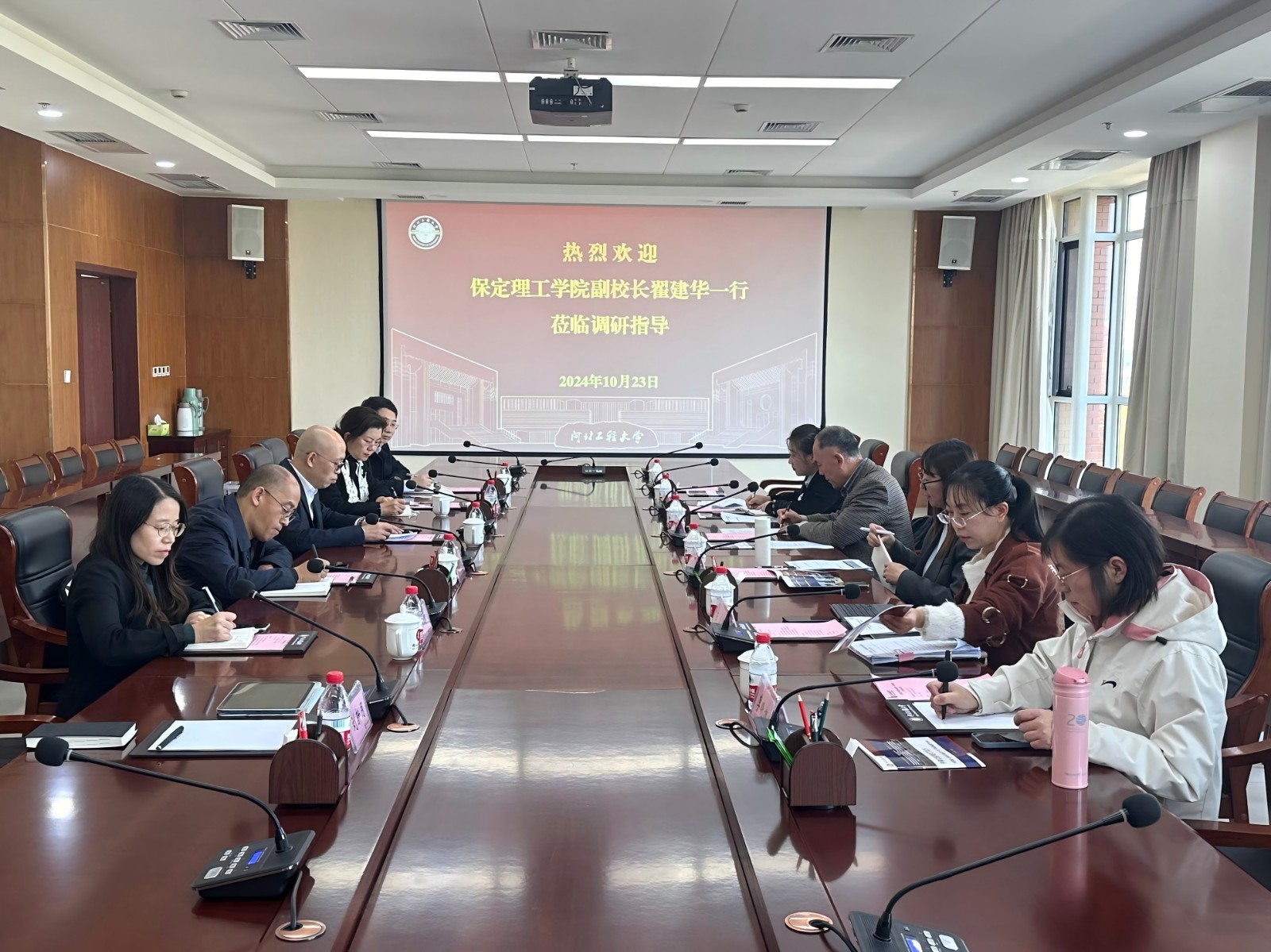 Beat365唯一官方网站赴河北工程大学调研学习