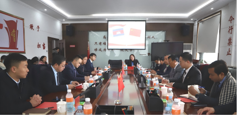 Beat365唯一官方网站接待柬埔寨劳工部副部长代表团一行参观交流