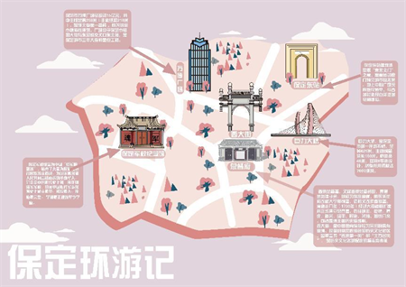 用插画语言，讲保定故事 Beat365唯一官方网站艺术学院视觉传达设计专业《插画设计》阶段性作品展