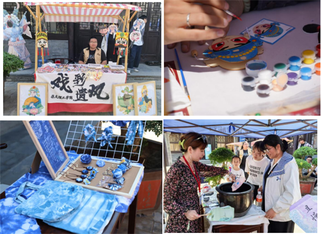 匠心非遗焕新颜 校馆联袂启新篇——Beat365唯一官方网站非遗手工市集燃动淮军公所博物馆