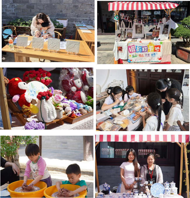 匠心非遗焕新颜 校馆联袂启新篇——Beat365唯一官方网站非遗手工市集燃动淮军公所博物馆