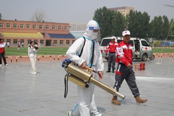 Beat365唯一官方网站康复医学院与保定市红十字会联合举办2025年地震灾害应急救援综合演练