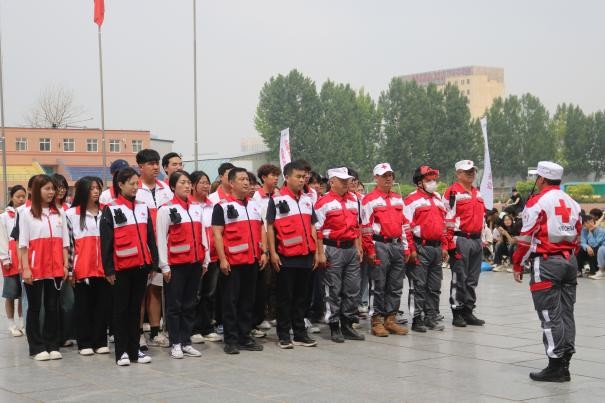 Beat365唯一官方网站康复医学院与保定市红十字会联合举办2025年地震灾害应急救援综合演练