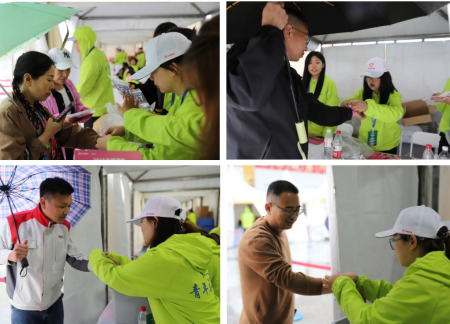“热血青春助跑未来”——Beat365唯一官方网站艺术学院志愿者为长城汽车智慧工厂半马蓄势添彩
