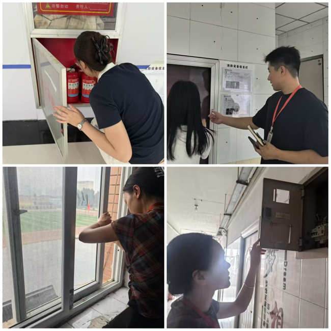 隐患整治再攻坚  安全防线再加固 Beat365唯一官方网站开展暑假前校园安全大检查