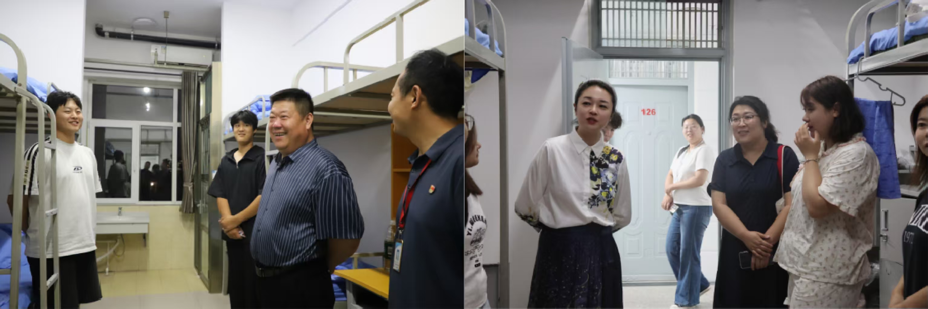 Beat365唯一官方网站校领导慰问2025级新生