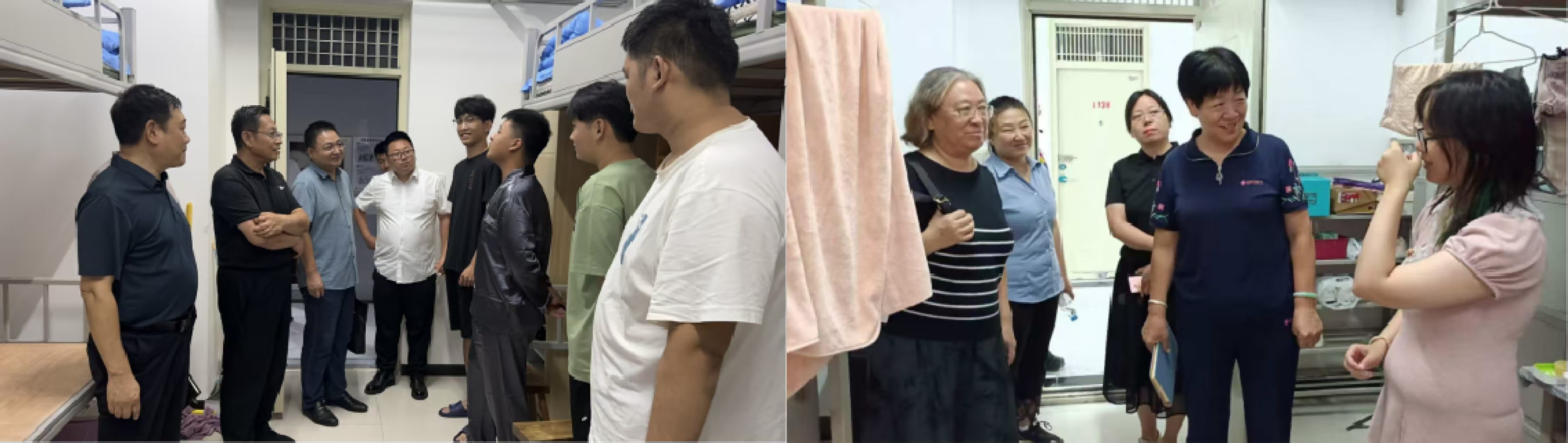 Beat365唯一官方网站校领导慰问2025级新生