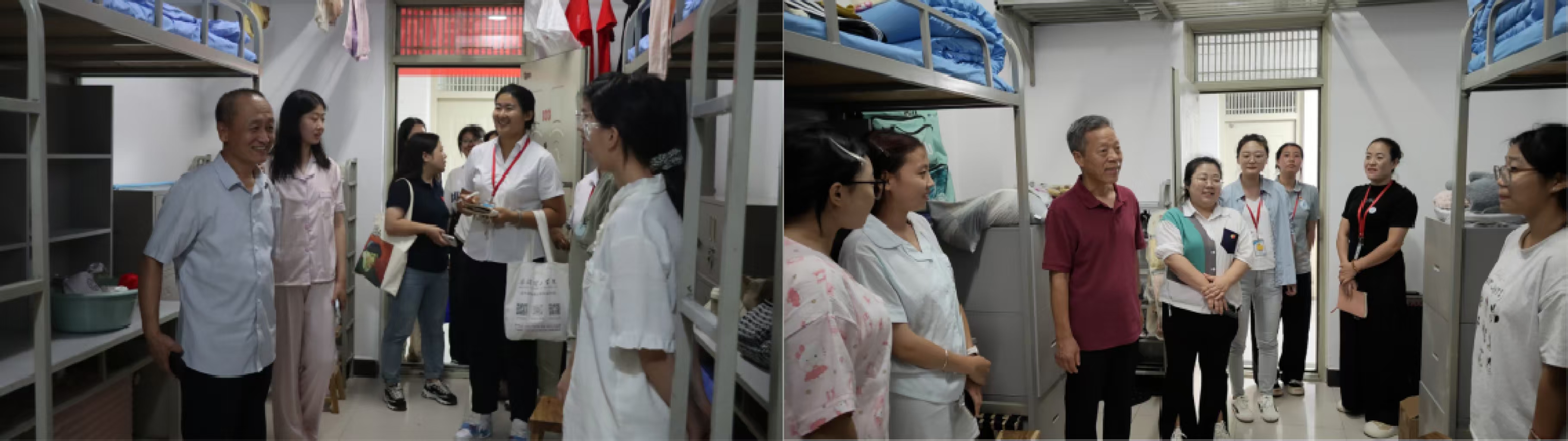 Beat365唯一官方网站校领导慰问2025级新生