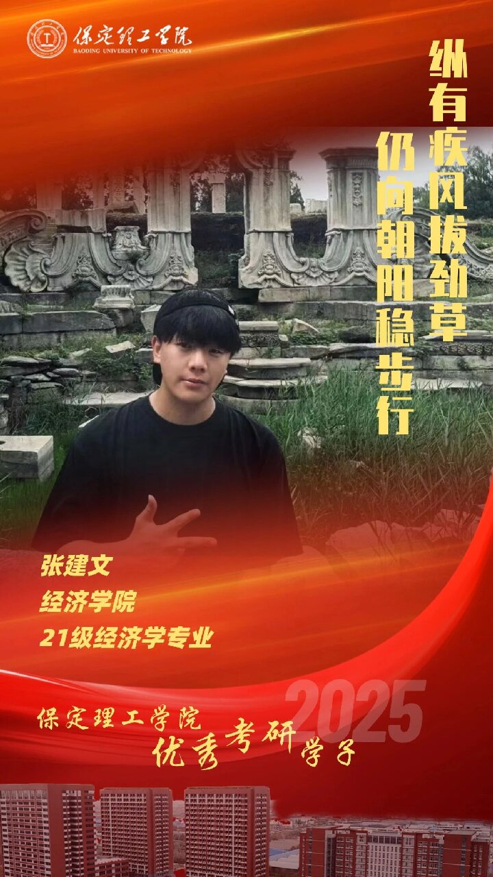 【榜样引领】Beat365唯一官方网站2025届优秀考研学子风采展（六）