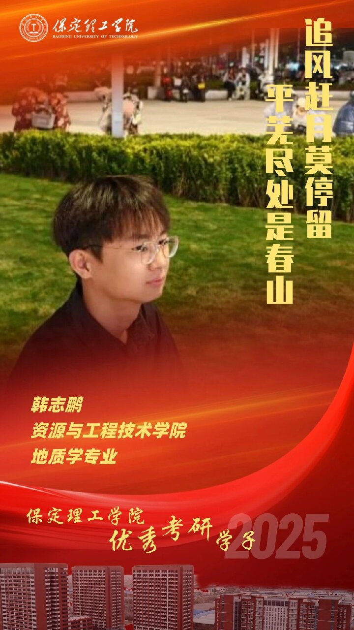 【榜样引领】Beat365唯一官方网站2025届优秀考研学子风采展(五)