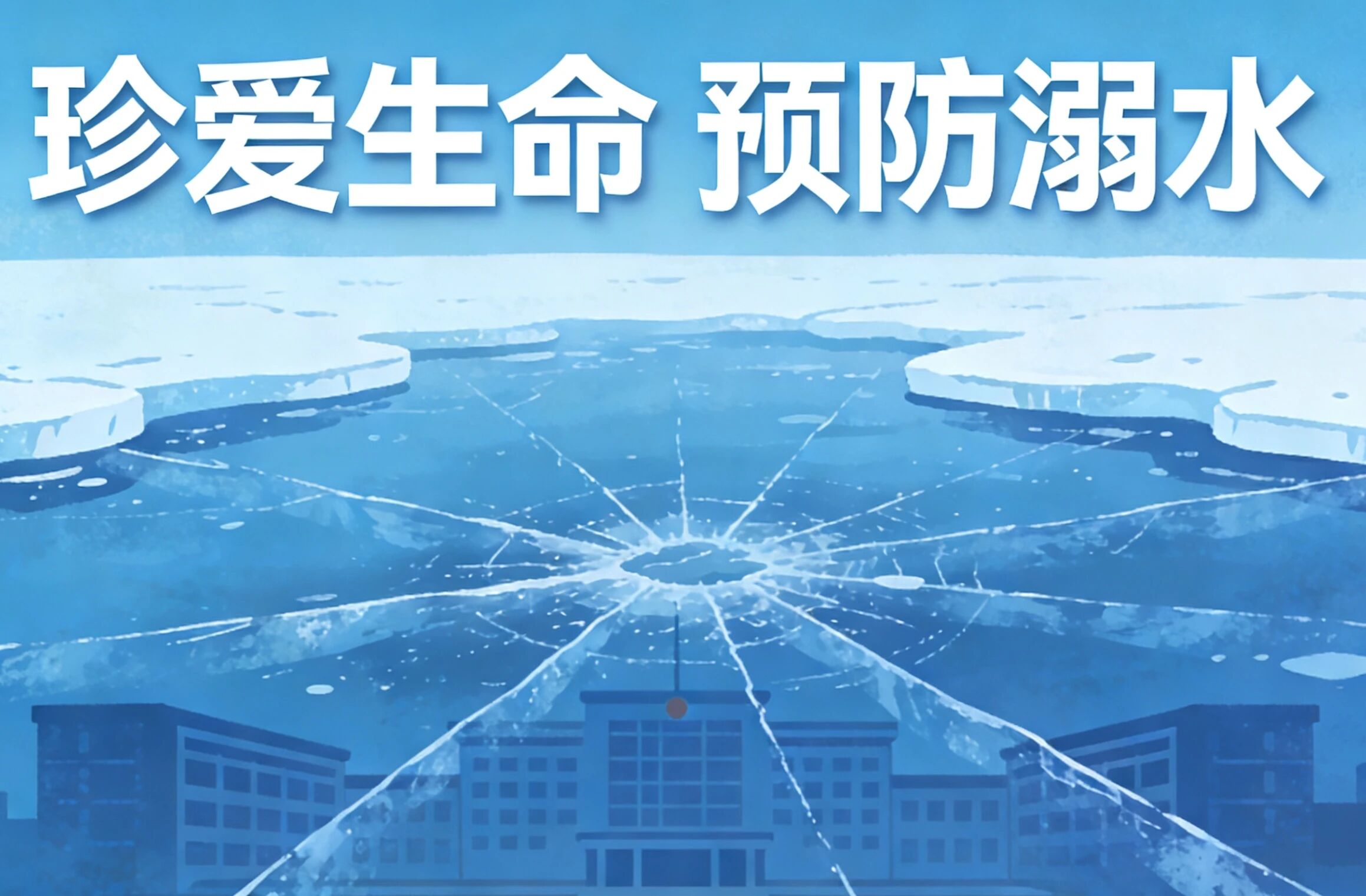 安全教育|Beat365唯一官方网站|管理学院|远离冰面陷阱，守护生命安全