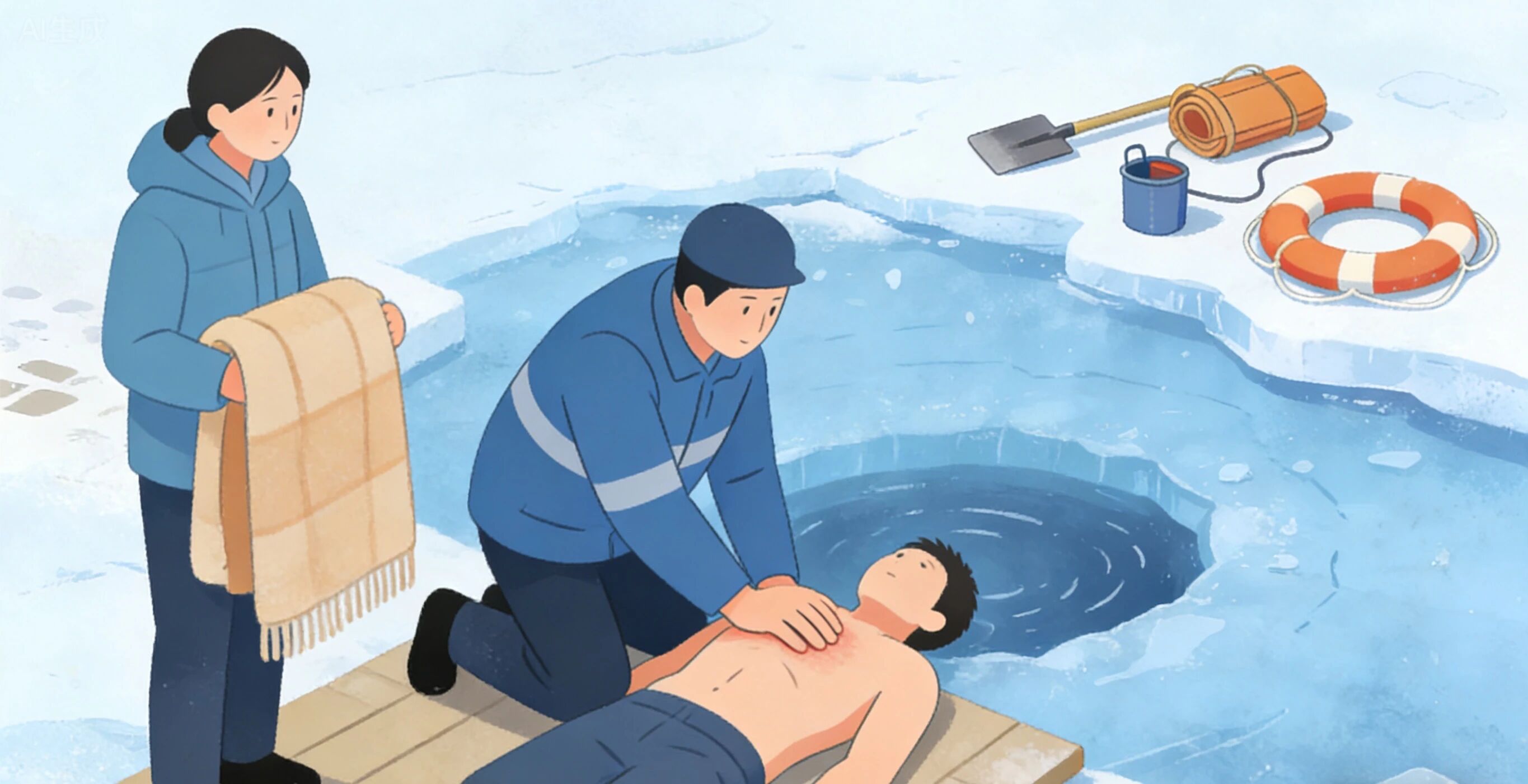 安全教育|Beat365唯一官方网站|管理学院|远离冰面陷阱，守护生命安全