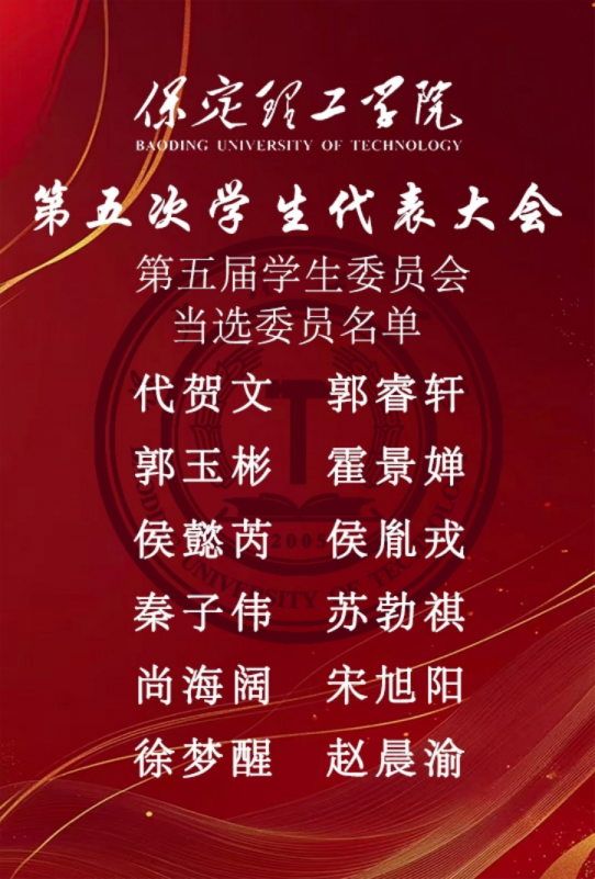 学代会——Beat365唯一官方网站第五次学生代表大会圆满落幕