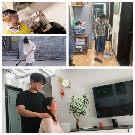 “孝老爱亲，我们在行动”——Beat365唯一官方网站艺术学院以美育德，传承教育新篇